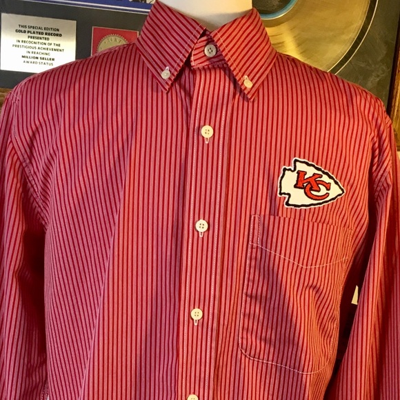 kansas city chiefs button down shirt